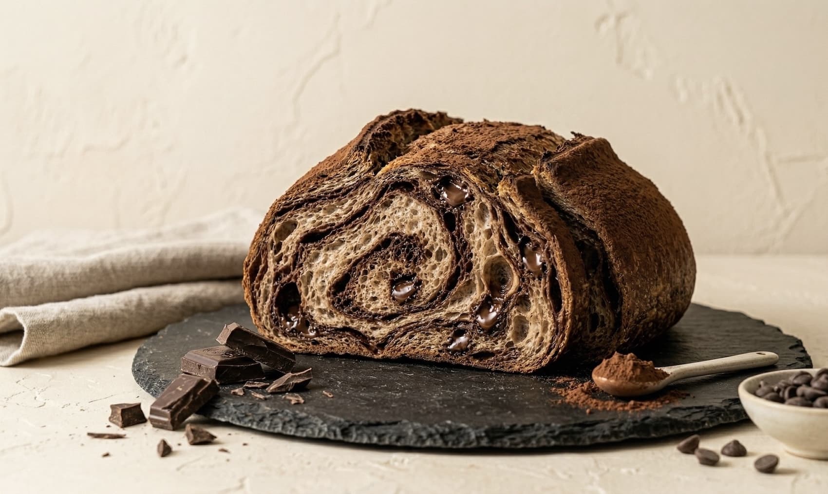 Dark Chocolate Swirl Sourdough