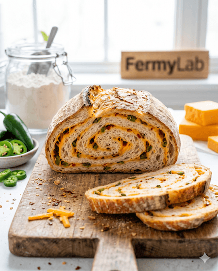 Jalapeno Chilli Cheddar Sourdough